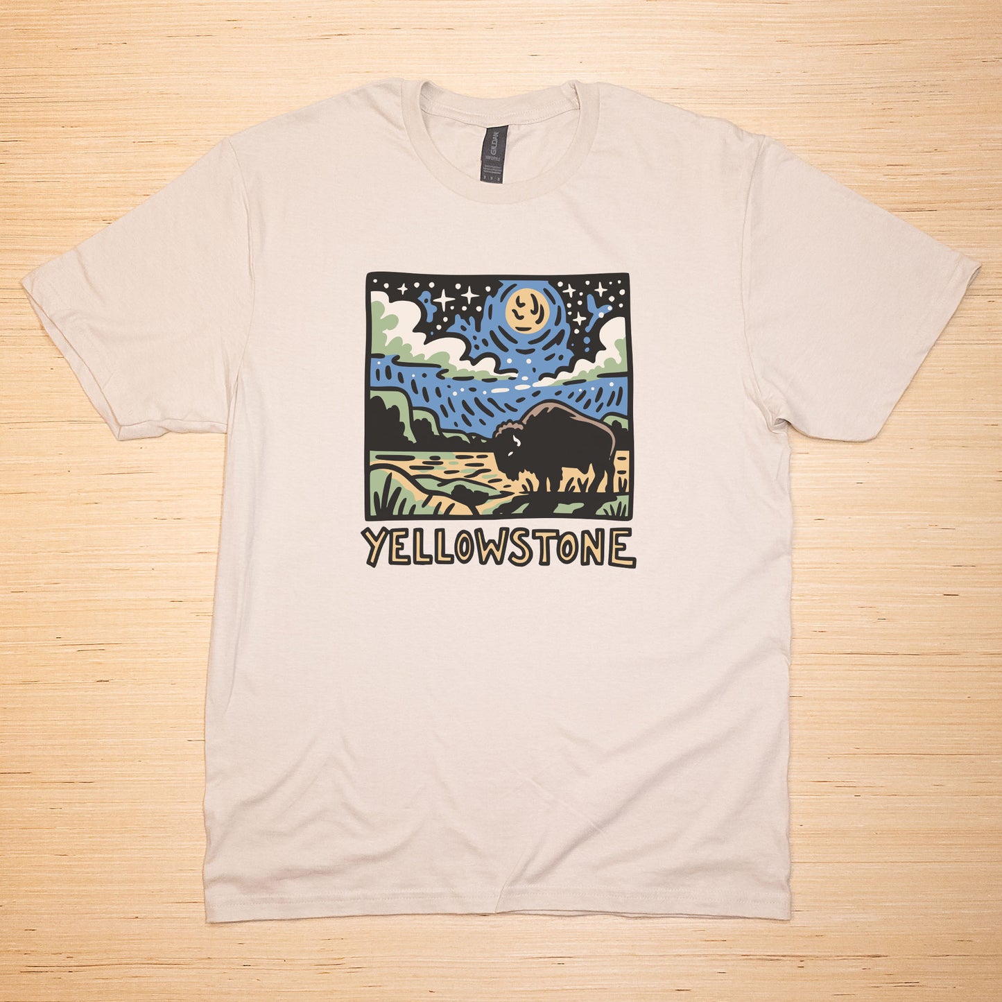 Yellowstone National Park at Night T-Shirt