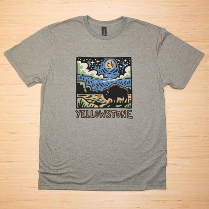 Yellowstone National Park at Night T-Shirt
