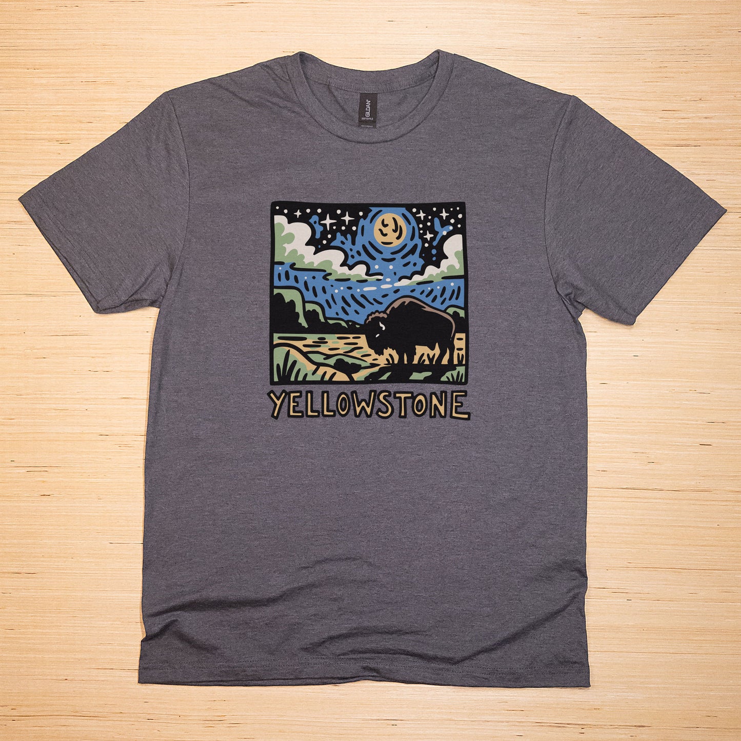 Yellowstone National Park at Night T-Shirt