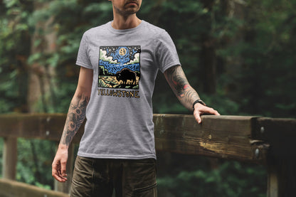 Yellowstone National Park at Night T-Shirt