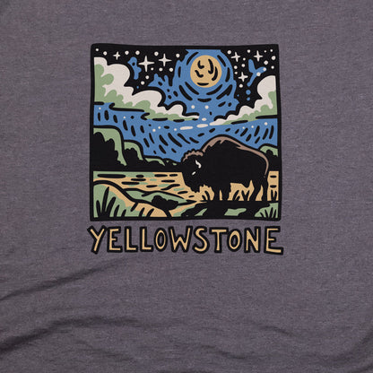Yellowstone National Park at Night T-Shirt