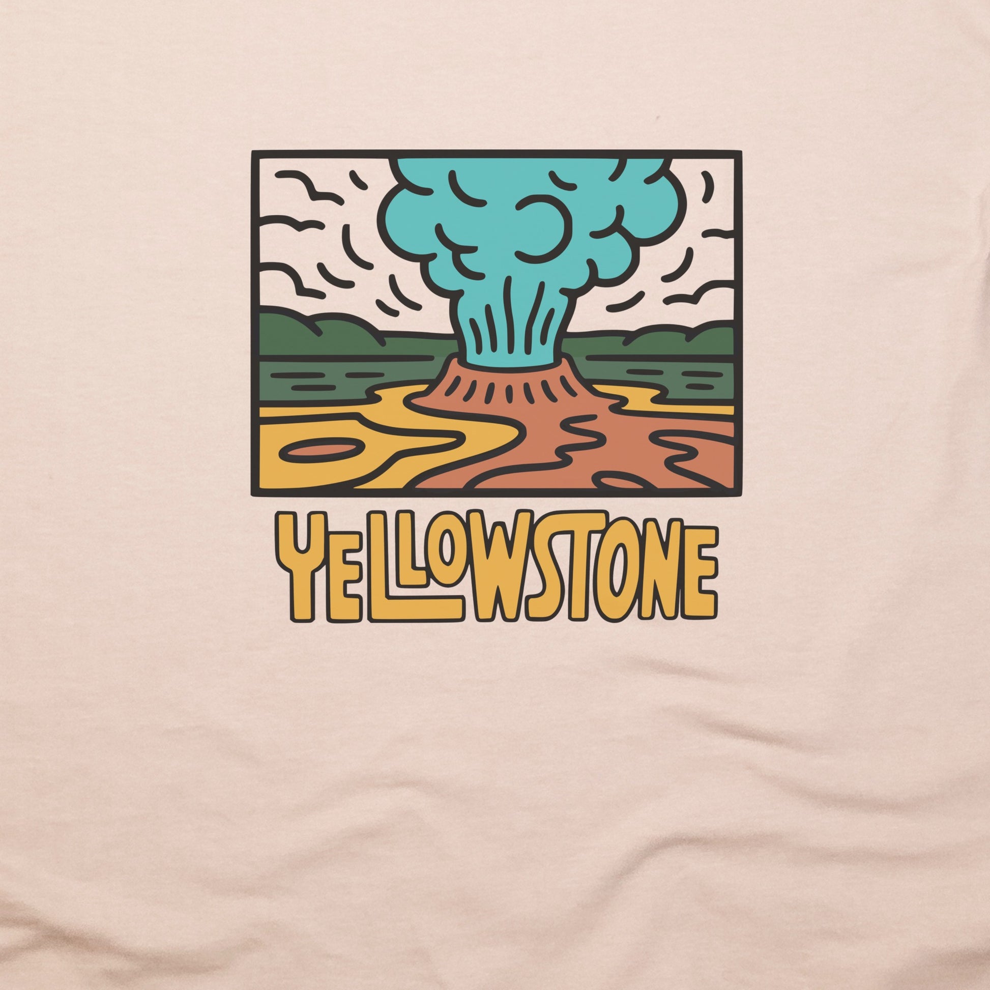 Yellowstone National Park T-Shirt Adventure and Outdoors Themed T-Shirt