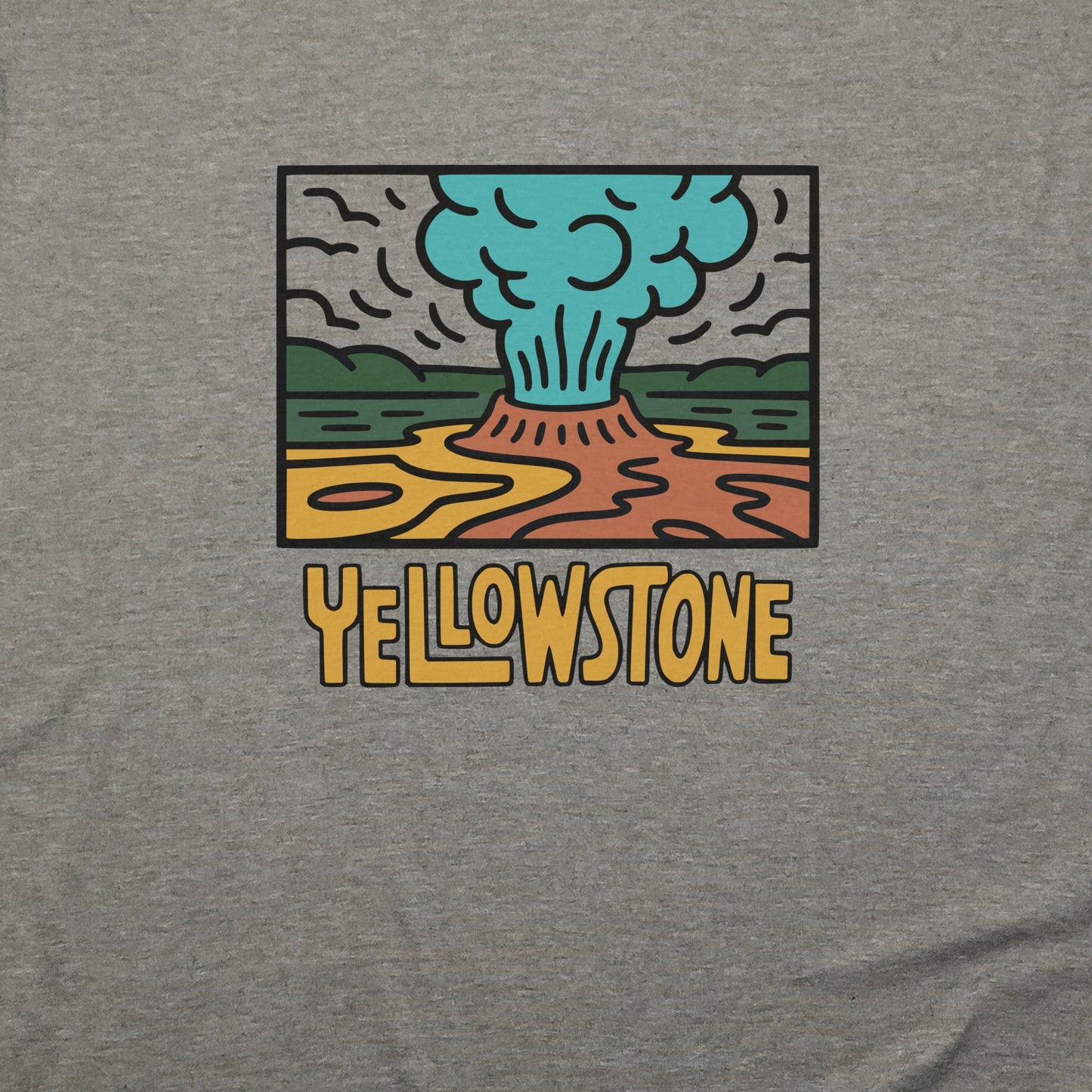 Yellowstone National Park T-Shirt Adventure and Outdoors Themed T-Shirt