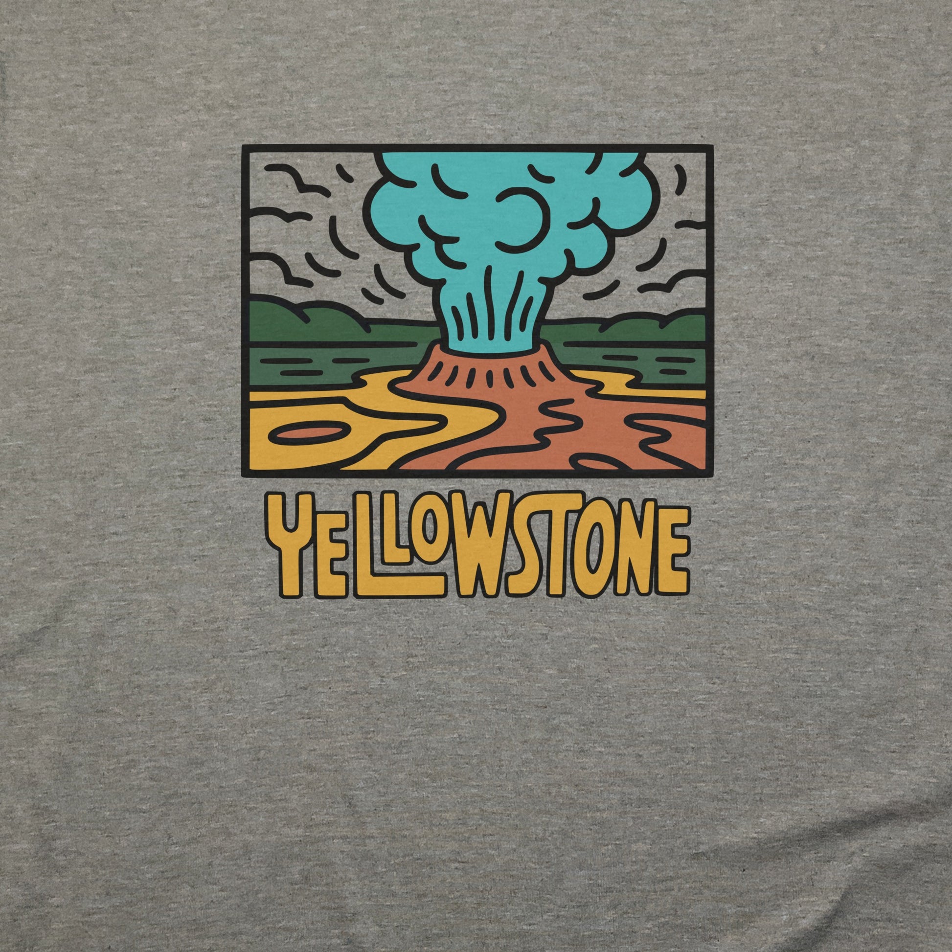 Yellowstone National Park T-Shirt Adventure and Outdoors Themed T-Shirt