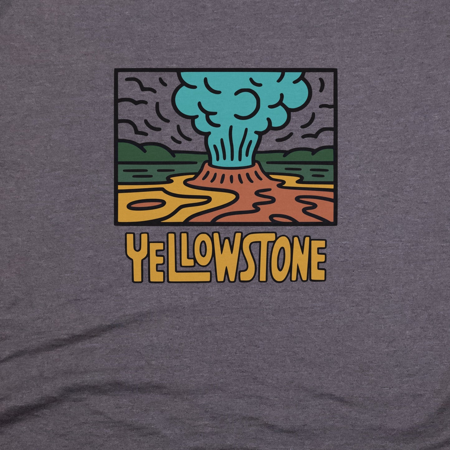 Yellowstone National Park T-Shirt Adventure and Outdoors Themed T-Shirt