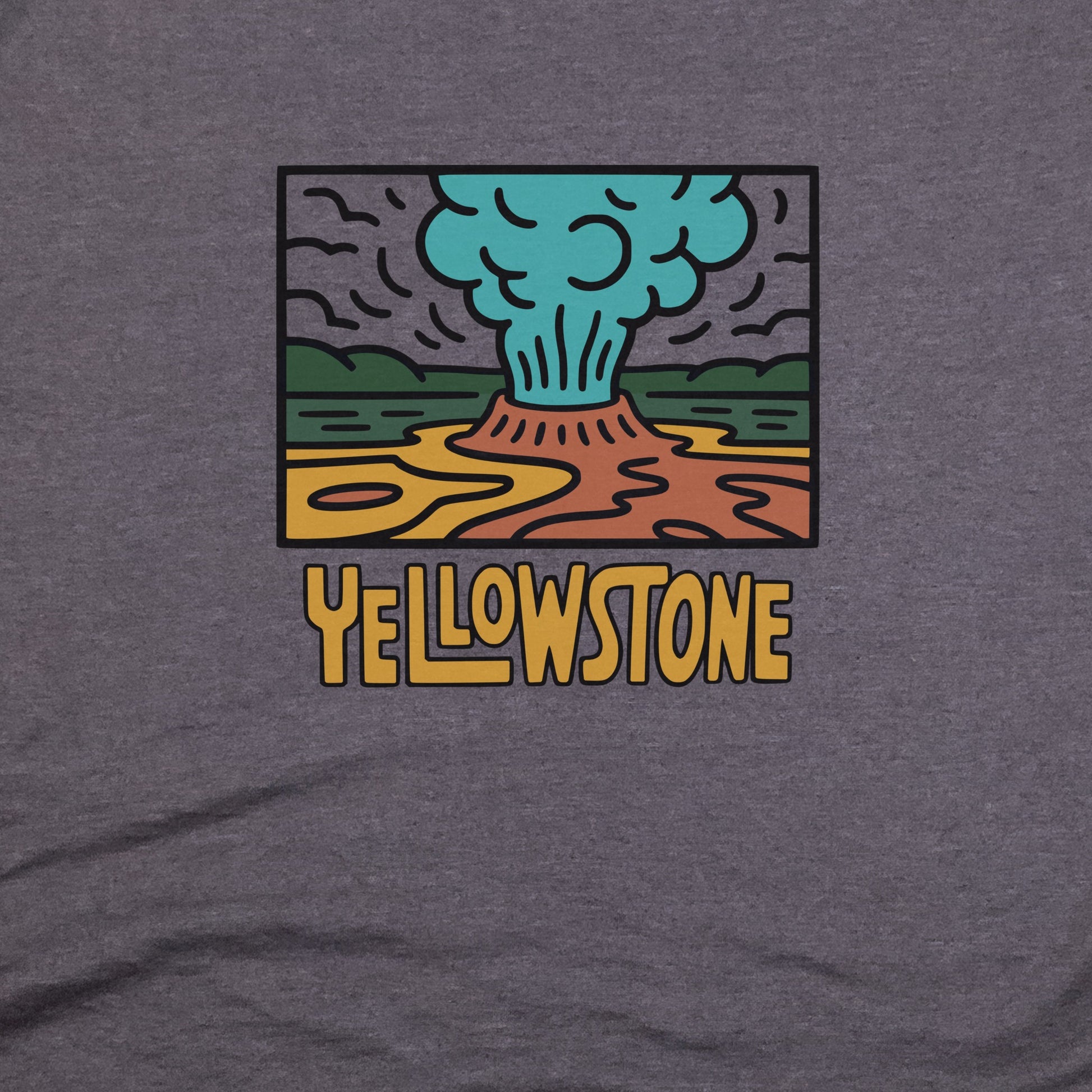 Yellowstone National Park T-Shirt Adventure and Outdoors Themed T-Shirt