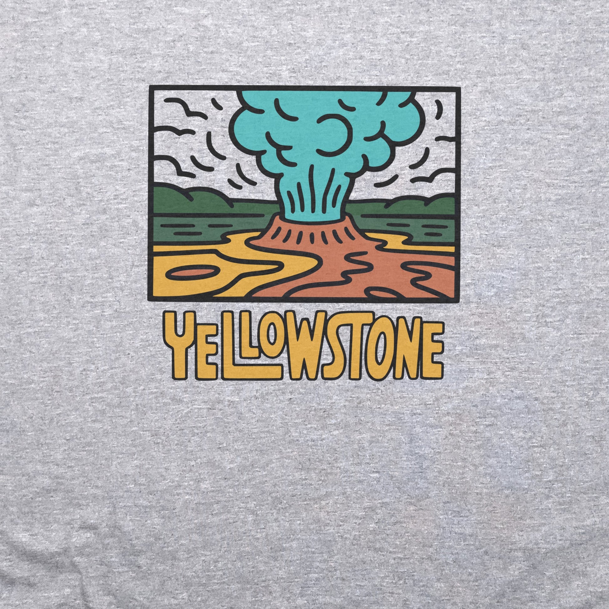 Yellowstone National Park T-Shirt Adventure and Outdoors Themed T-Shirt