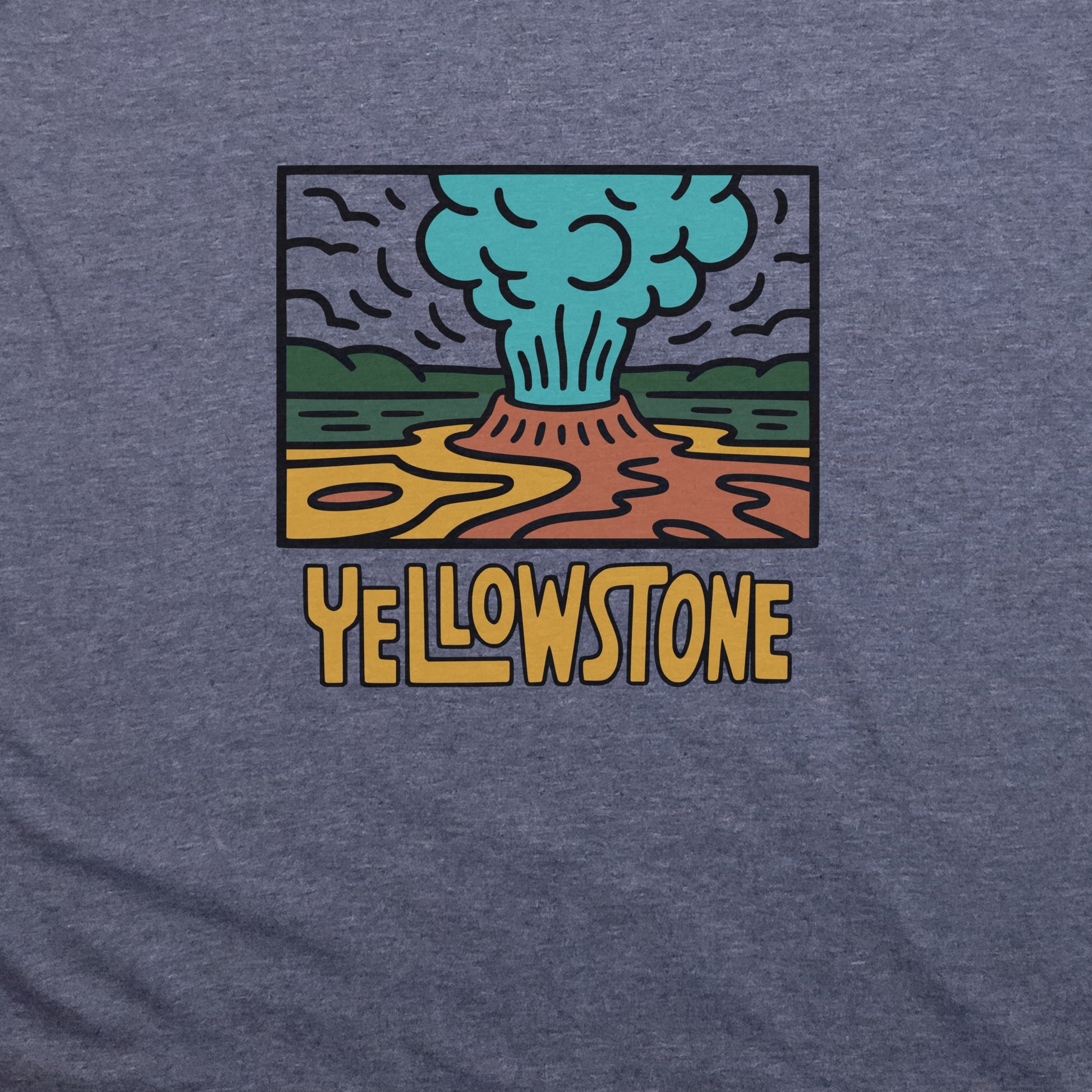 Yellowstone National Park T-Shirt Adventure and Outdoors Themed T-Shirt