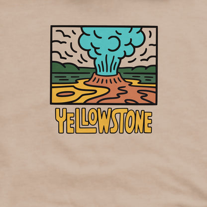 Yellowstone National Park Crewneck Sweatshirt Adventure and Outdoors Themed Sweatshirt