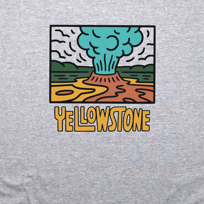 Yellowstone National Park Crewneck Sweatshirt Adventure and Outdoors Themed Sweatshirt