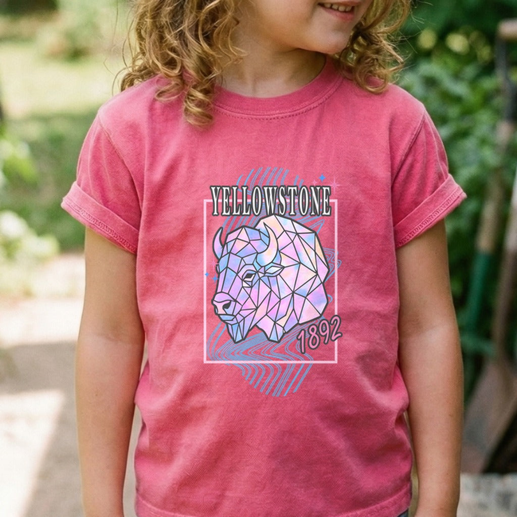 Yellowstone Retro 80's Kids Cotton T-Shirt