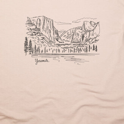 Yosemite Line Drawing T-Shirt