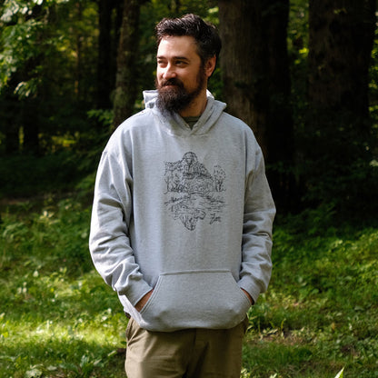 Zion Line Drawing Hoodie