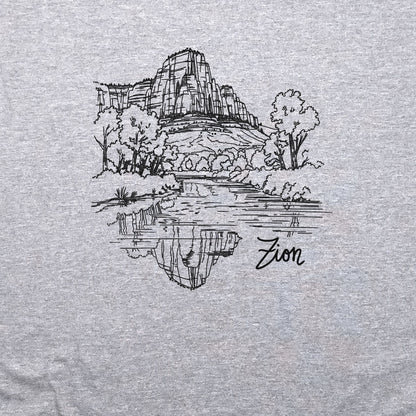 Zion Line Drawing Crewneck Sweatshirt