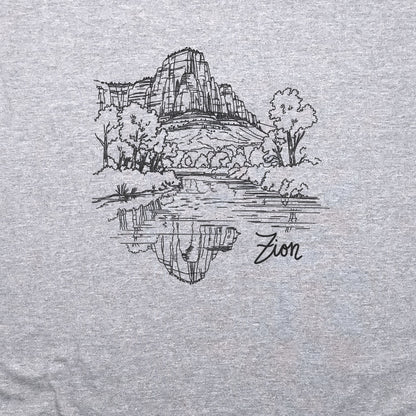 Zion Line Drawing T-Shirt