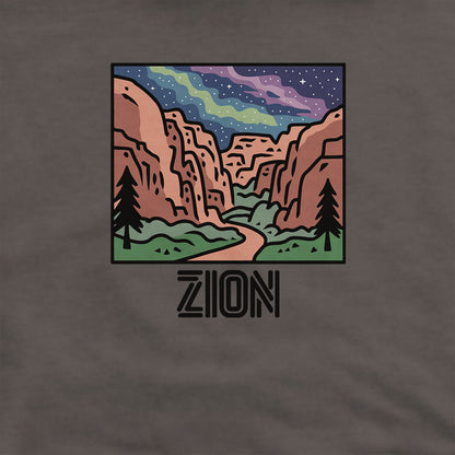 Zion at Night Hoodie Adventure and Outdoors Themed Hoodie