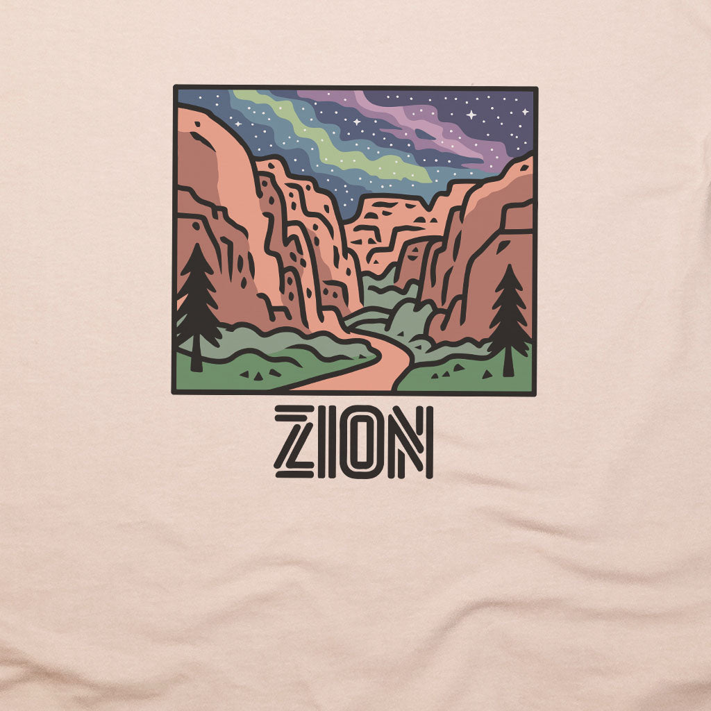 Zion at Night T-Shirt Adventure and Outdoors Themed T-Shirt