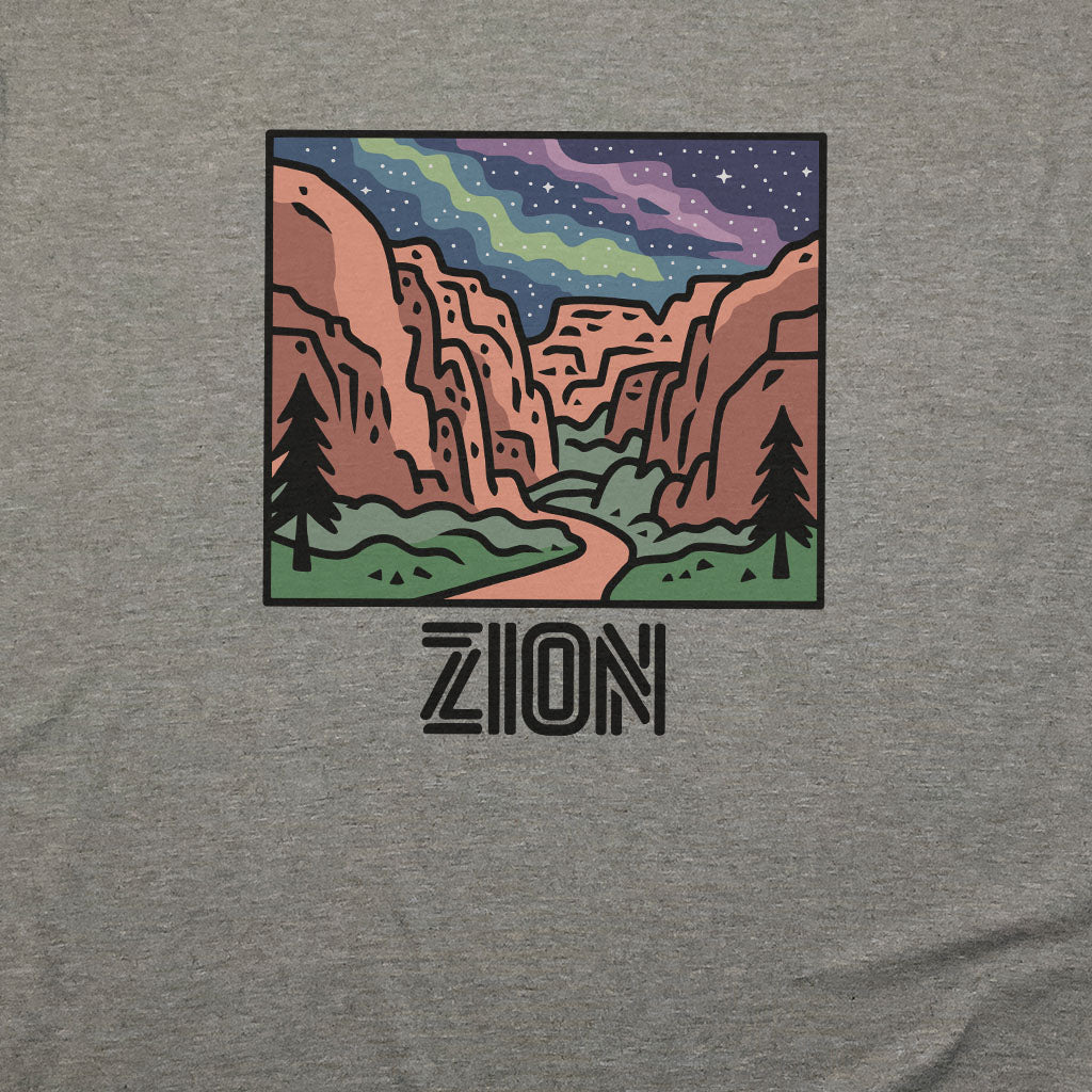 Zion at Night T-Shirt Adventure and Outdoors Themed T-Shirt