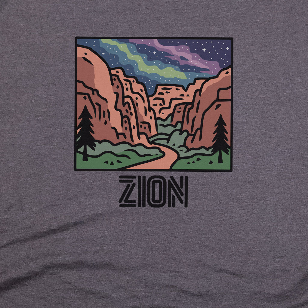Zion at Night T-Shirt Adventure and Outdoors Themed T-Shirt