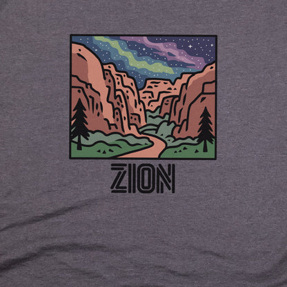 Zion at Night T-Shirt Adventure and Outdoors Themed T-Shirt