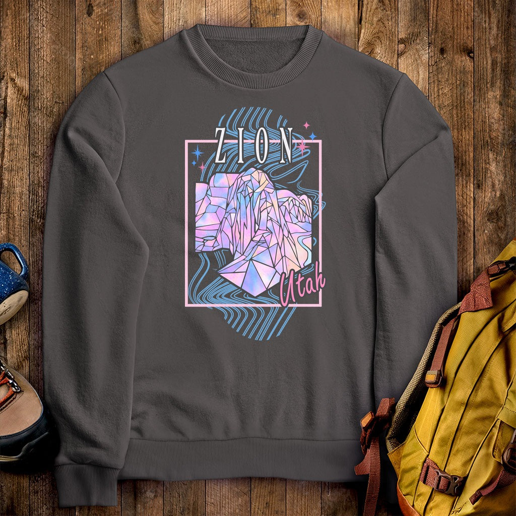 Zion Retro 80's Crewneck Sweatshirt