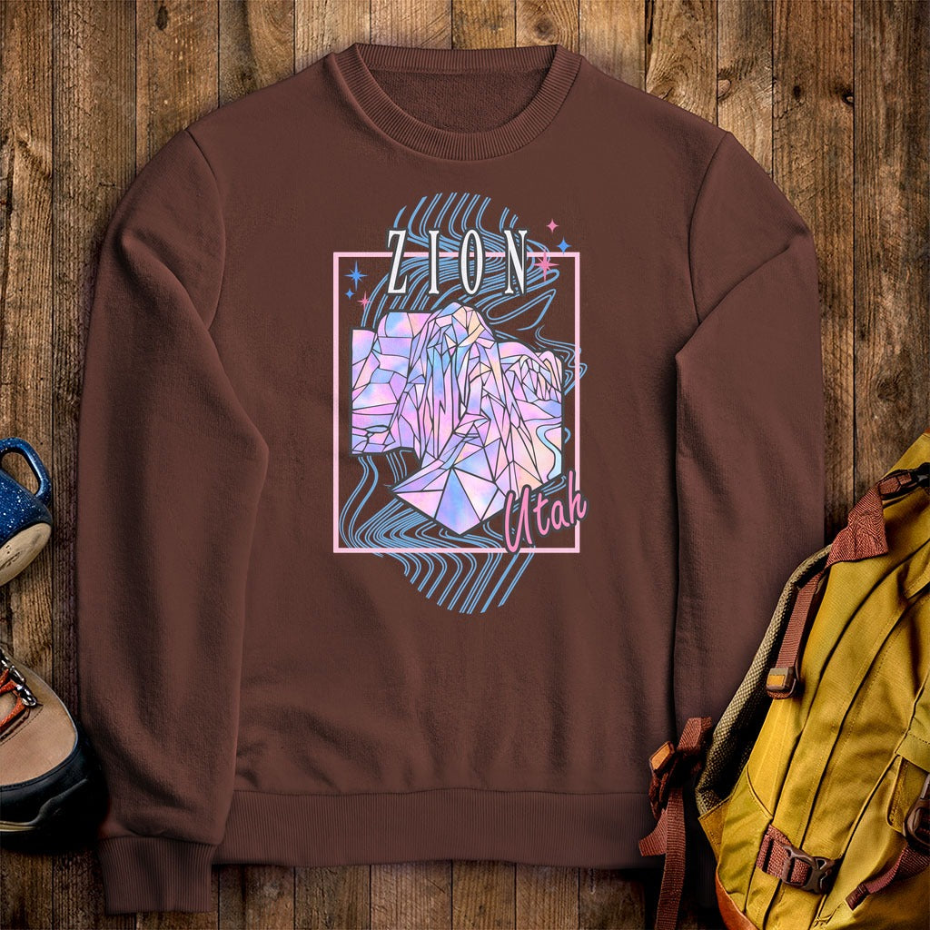 Zion Retro 80's Crewneck Sweatshirt