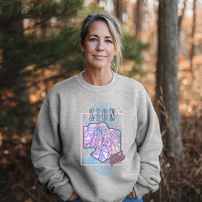 Zion Retro 80's Crewneck Sweatshirt