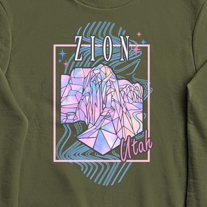 Zion Retro 80's Crewneck Sweatshirt