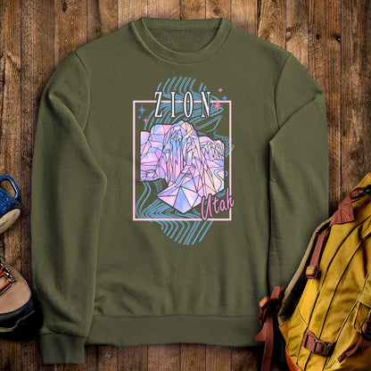 Zion Retro 80's Crewneck Sweatshirt