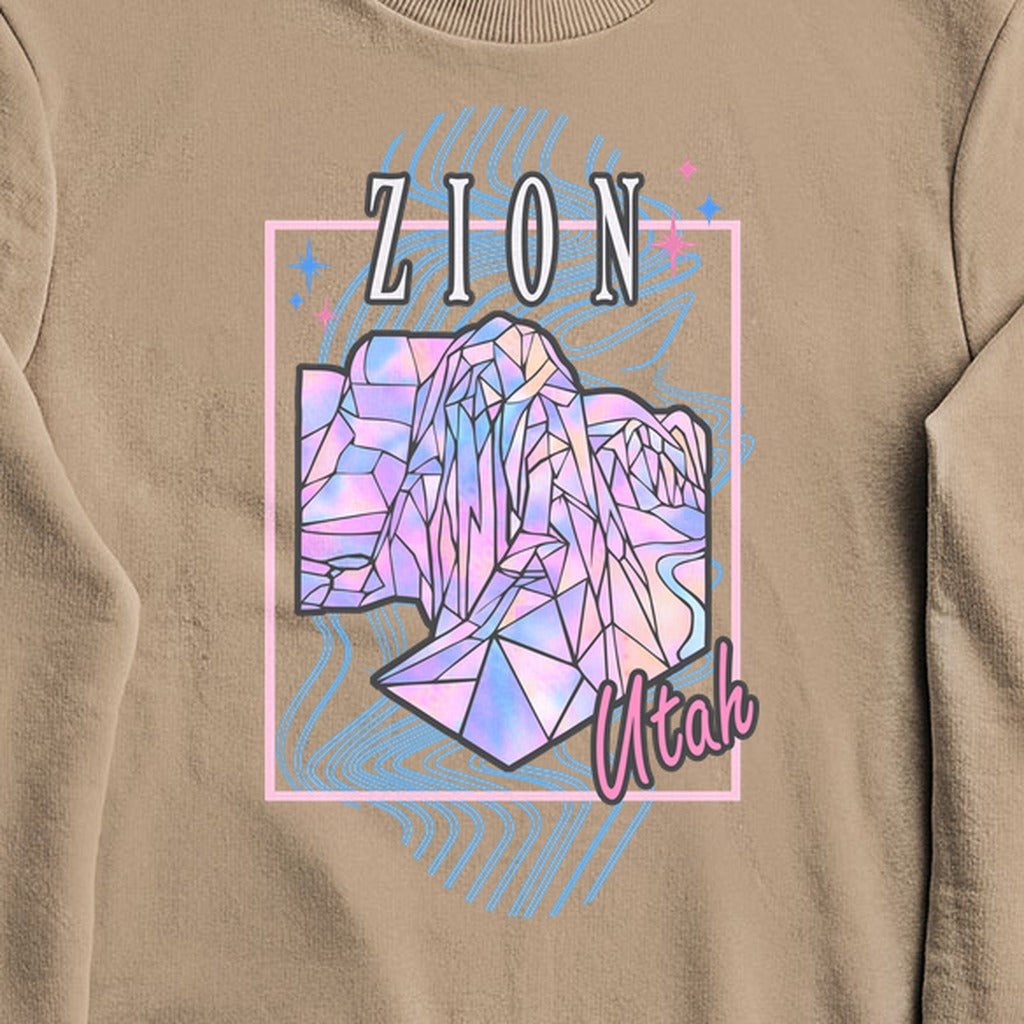 Zion Retro 80's Crewneck Sweatshirt