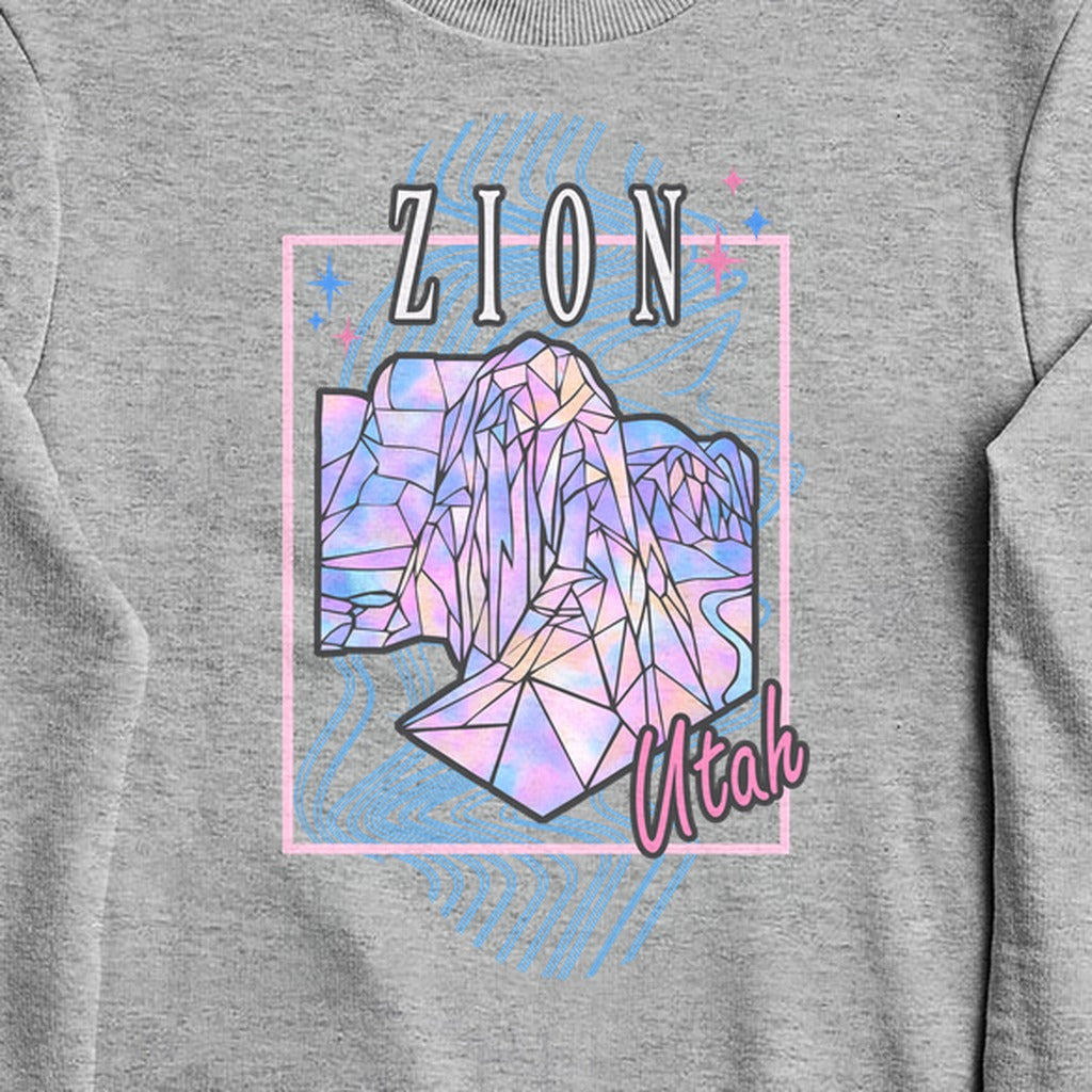Zion Retro 80's Crewneck Sweatshirt