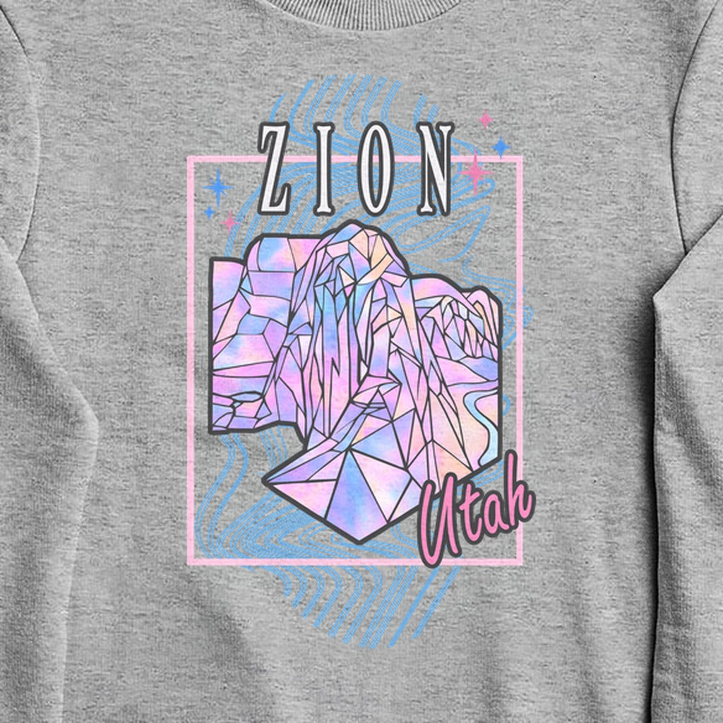 Zion Retro 80's Crewneck Sweatshirt