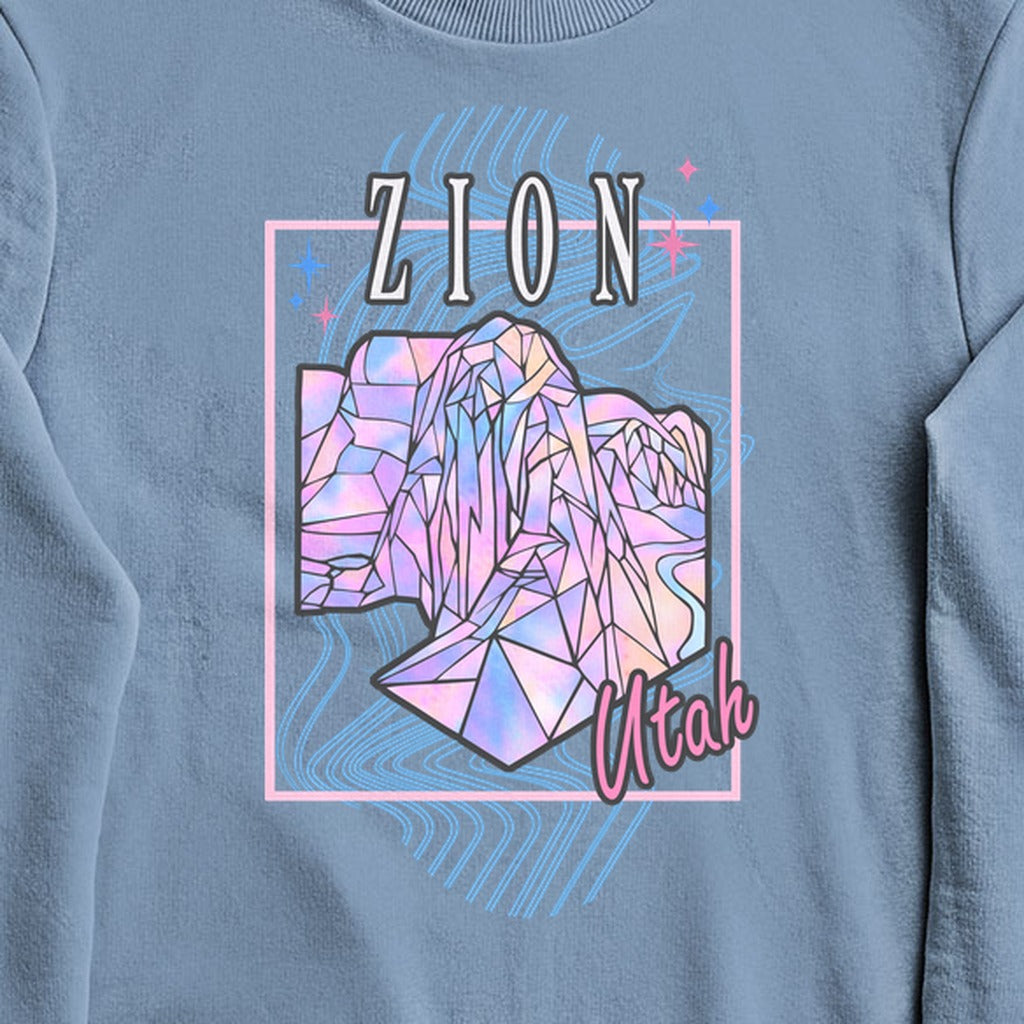 Zion Retro 80's Crewneck Sweatshirt