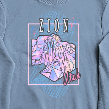 Zion Retro 80's Crewneck Sweatshirt