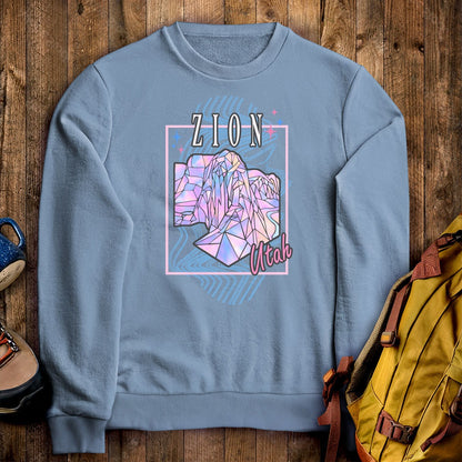 Zion Retro 80's Crewneck Sweatshirt