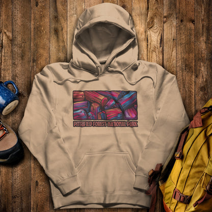 Petrified Forest National Park Hoodie Sand Adventure and Outdoors Themed Hoodie