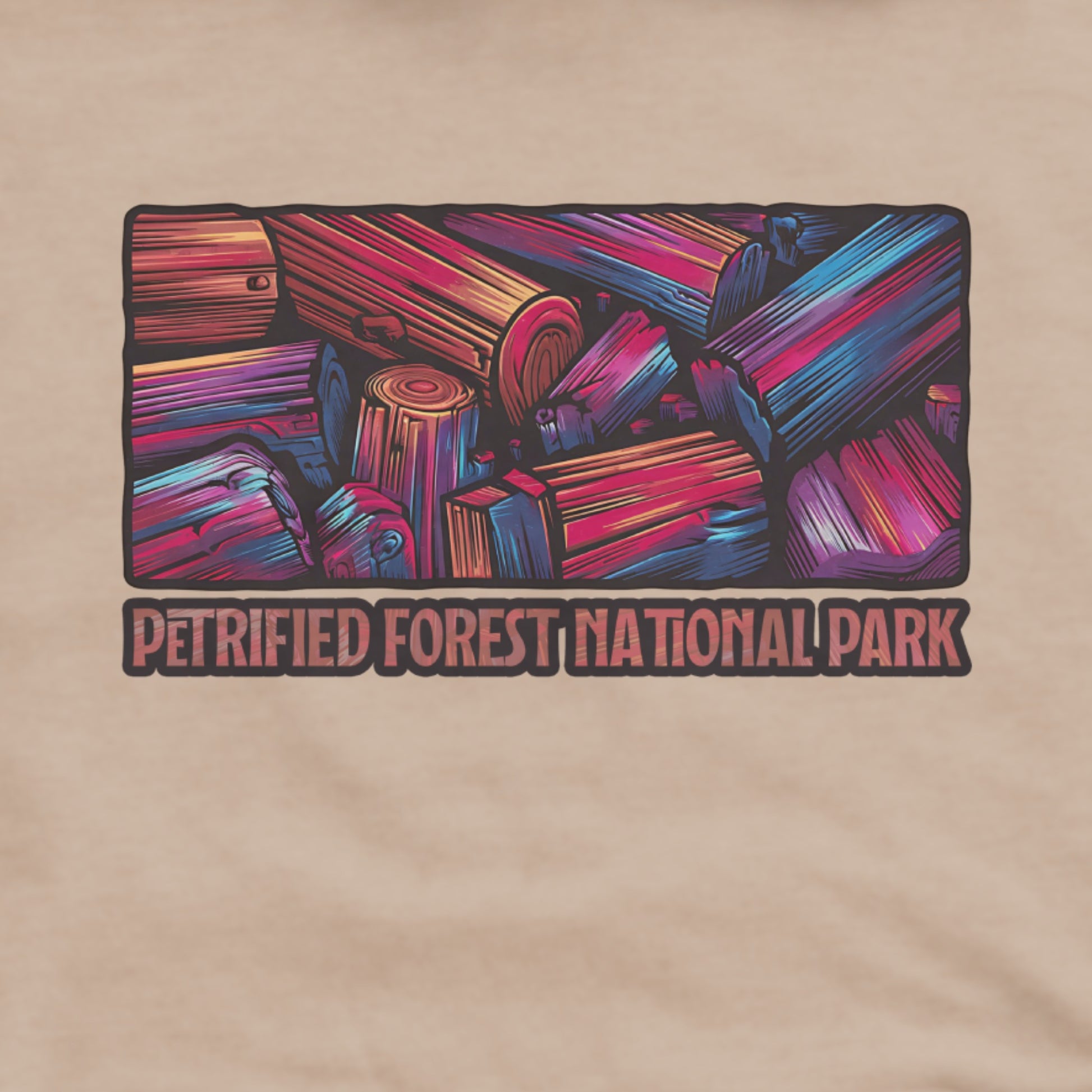 Petrified Forest National Park Hoodie Adventure and Outdoors Themed Hoodie
