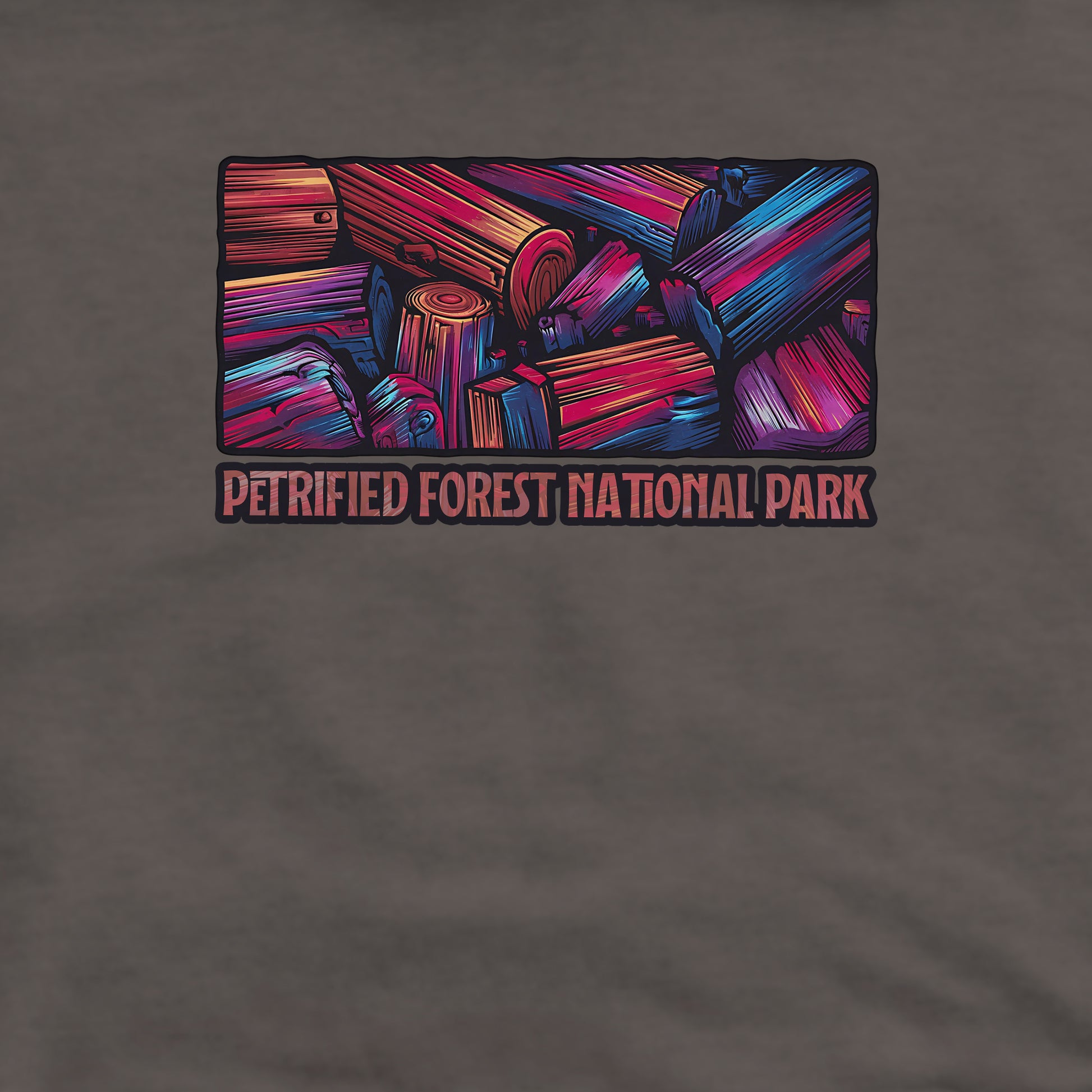 Petrified Forest National Park Crewneck Sweatshirt Adventure and Outdoors Themed Sweatshirt