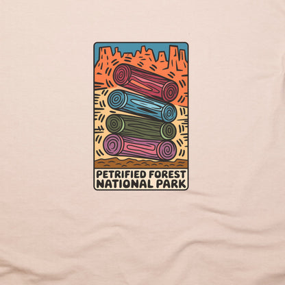 Petrified Forest National Park Logs T-Shirt Adventure and Outdoors Themed T-Shirt
