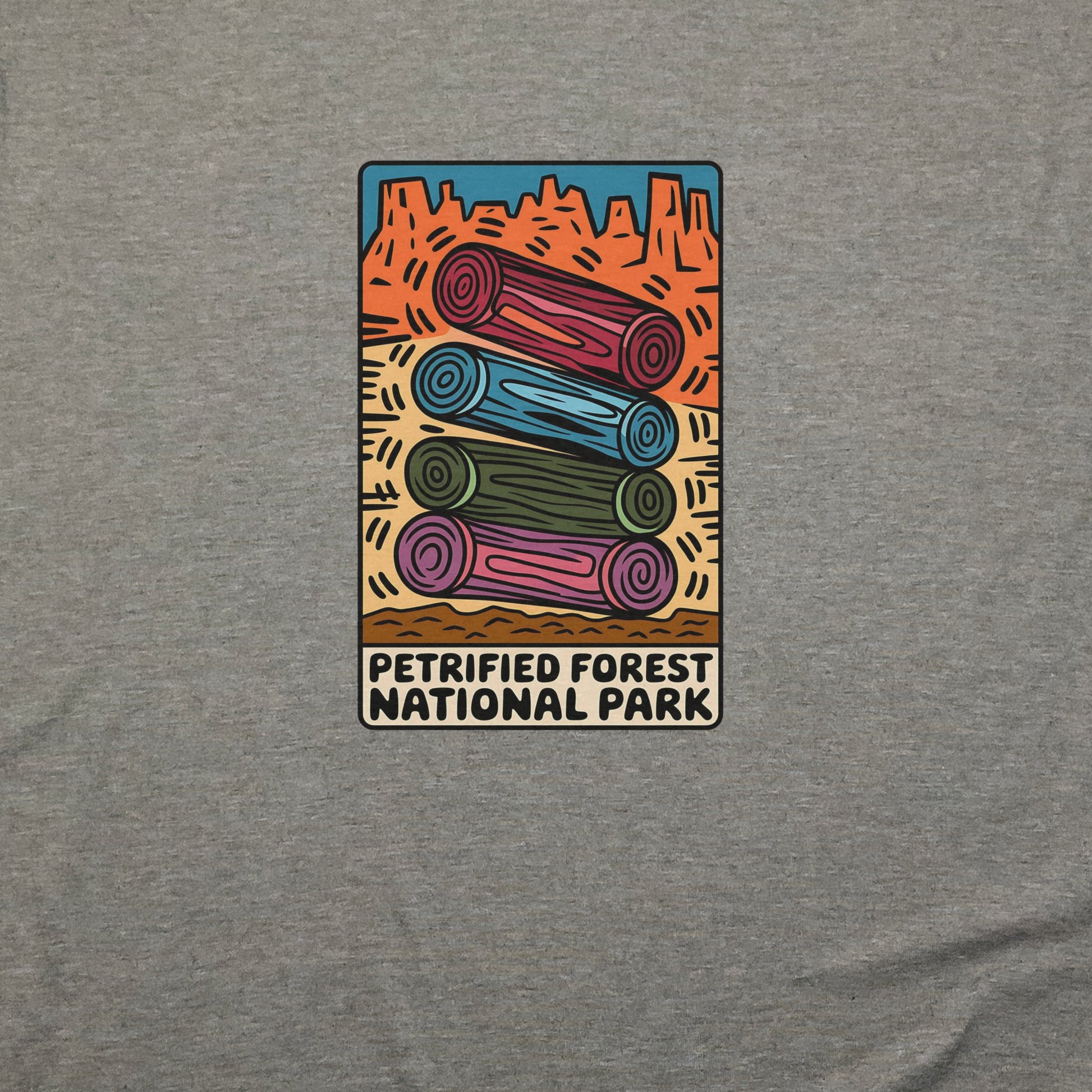 Petrified Forest National Park Logs T-Shirt Adventure and Outdoors Themed T-Shirt