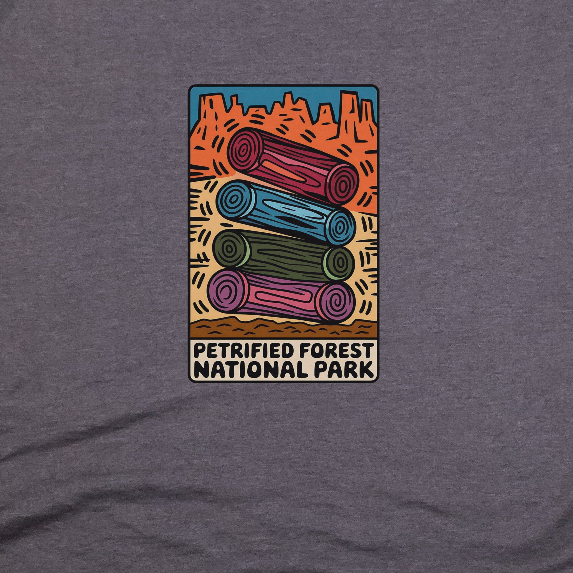 Petrified Forest National Park Logs T-Shirt Adventure and Outdoors Themed T-Shirt