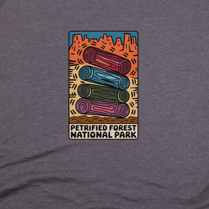 Petrified Forest National Park Logs T-Shirt Adventure and Outdoors Themed T-Shirt