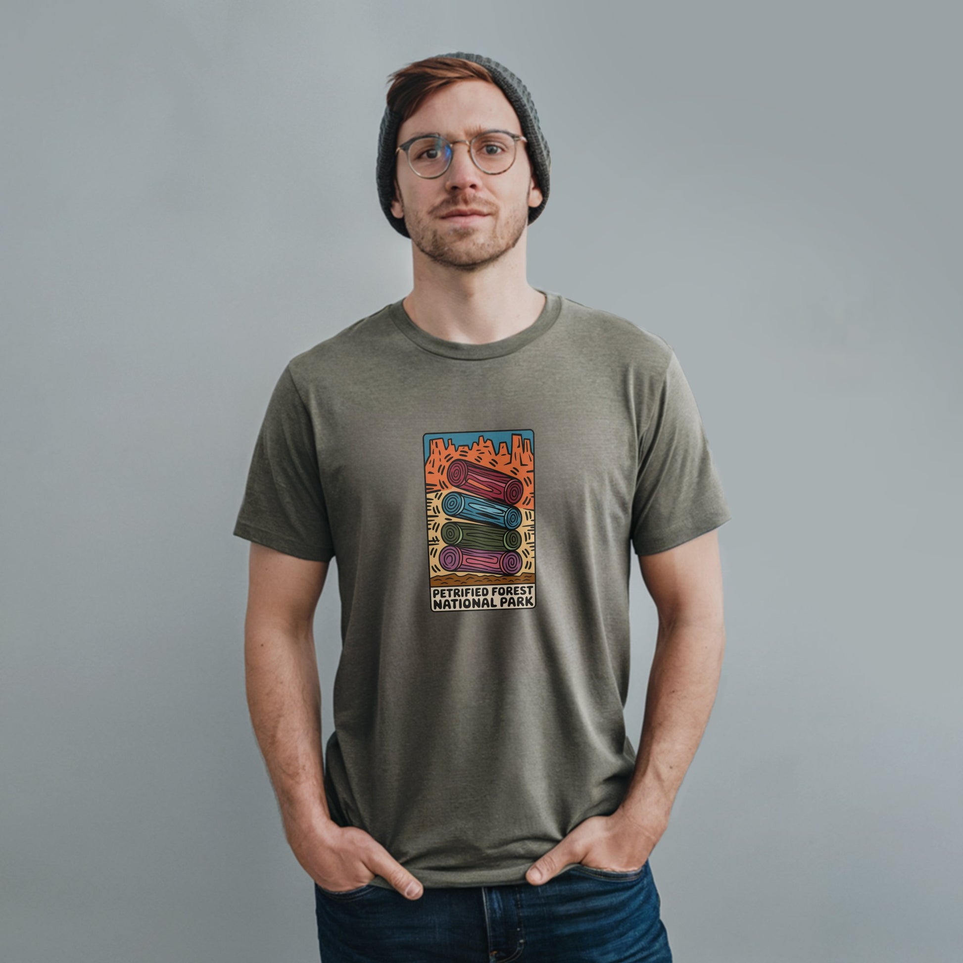 Petrified Forest National Park Logs T-Shirt Adventure and Outdoors Themed T-Shirt