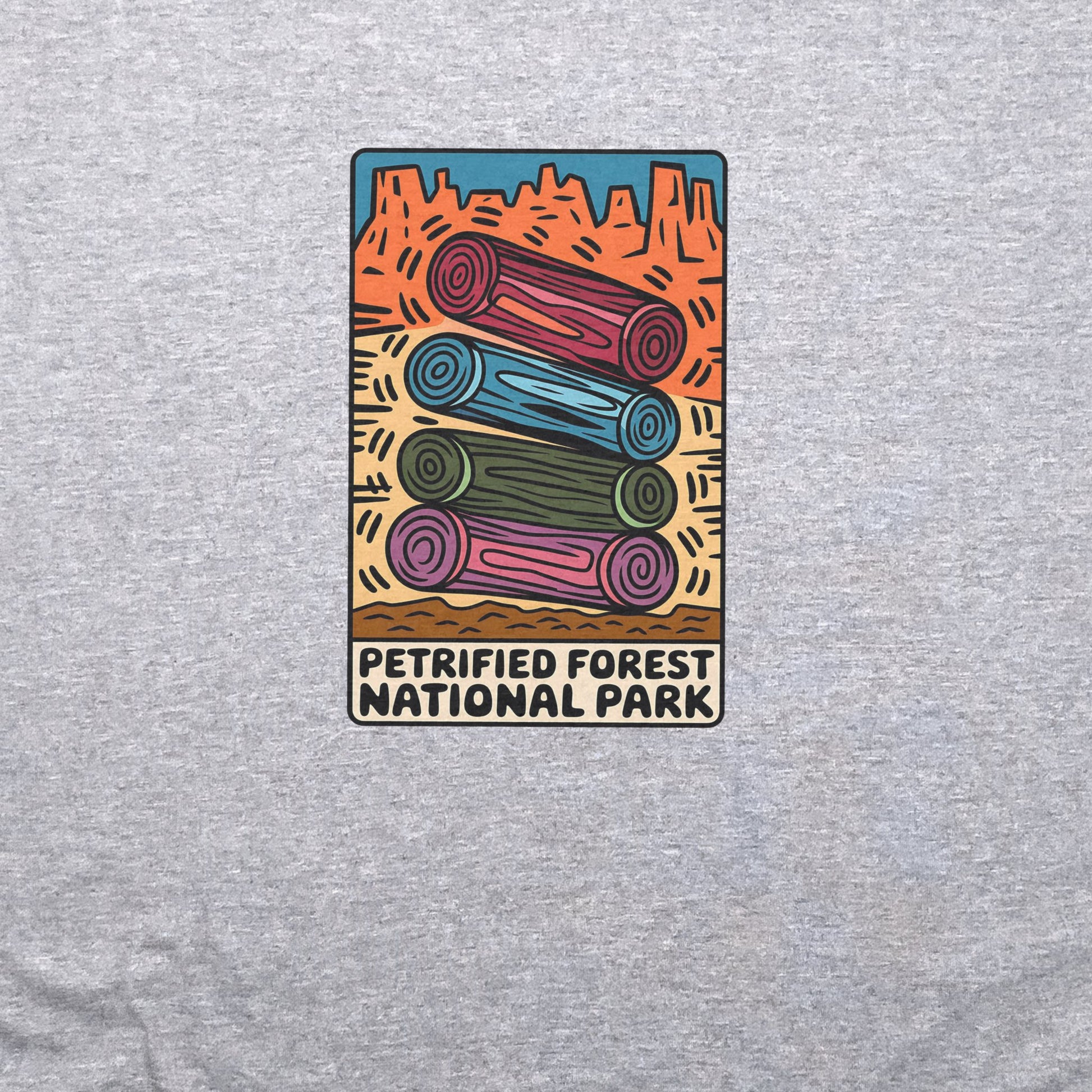 Petrified Forest National Park Logs T-Shirt Adventure and Outdoors Themed T-Shirt