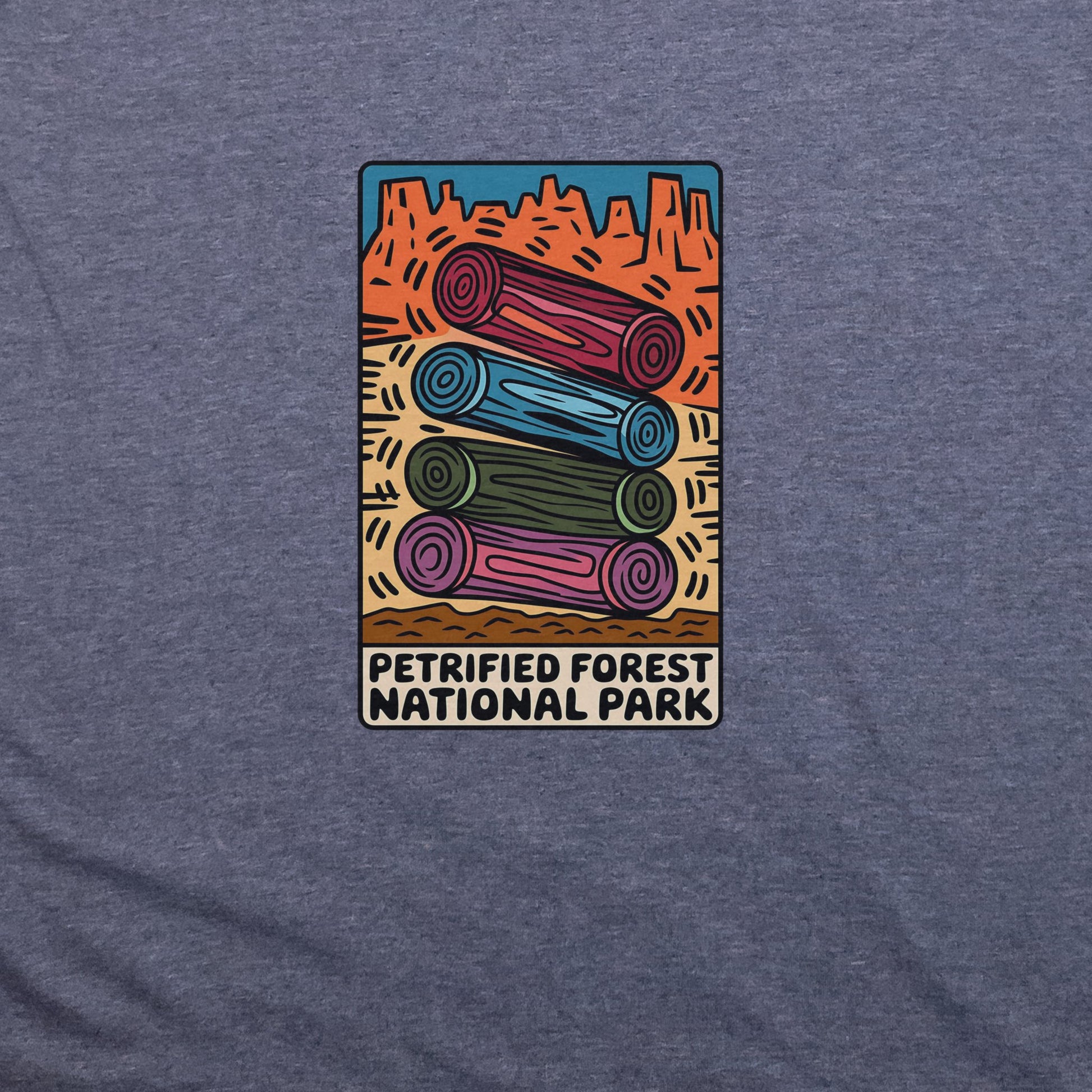 Petrified Forest National Park Logs T-Shirt Adventure and Outdoors Themed T-Shirt