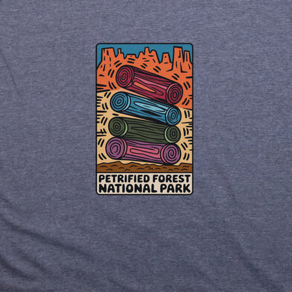 Petrified Forest National Park Logs T-Shirt Adventure and Outdoors Themed T-Shirt