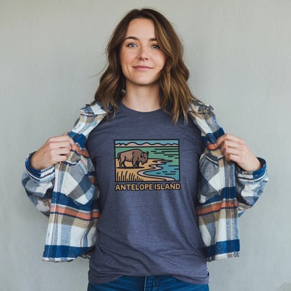 Antelope Island State Park T-Shirt Adventure and Outdoors Themed T-Shirt