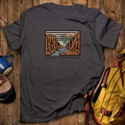 Anza-Borrego Desert State Park T-Shirt Dark Heather Adventure and Outdoors Themed T-Shirt