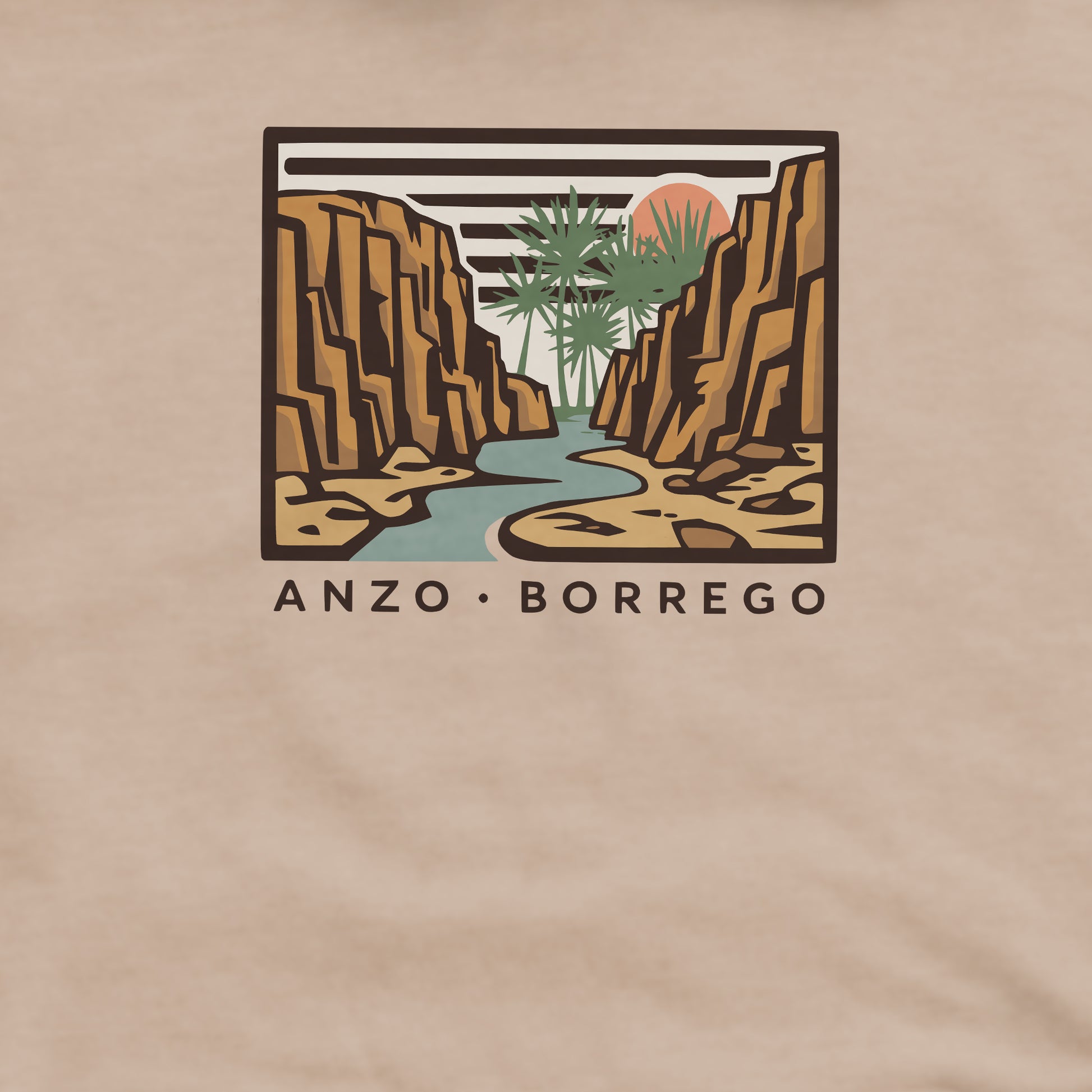Anza-Borrego Desert State Park Crewneck Sweatshirt Adventure and Outdoors Themed Sweatshirt