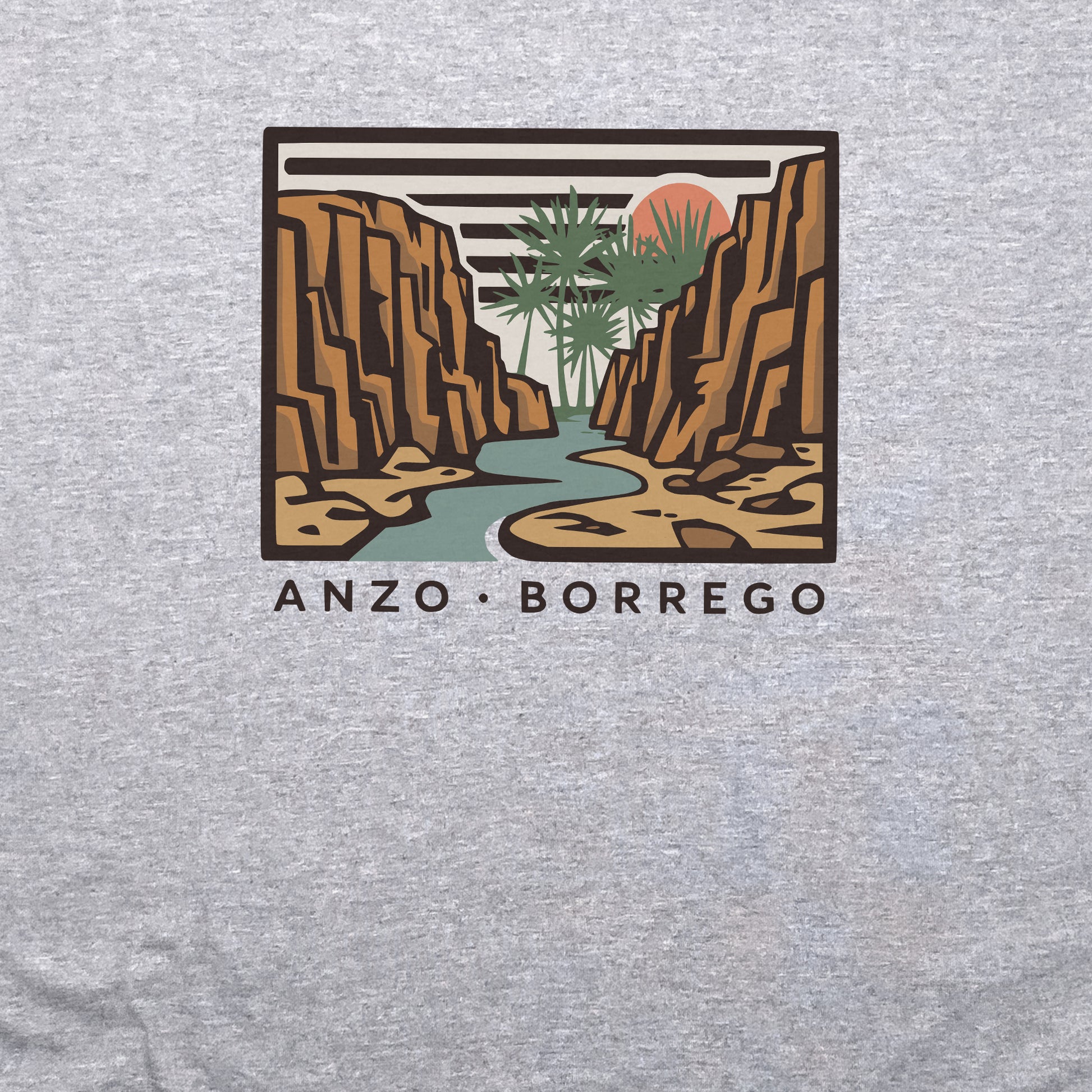 Anza-Borrego Desert State Park Crewneck Sweatshirt Adventure and Outdoors Themed Sweatshirt